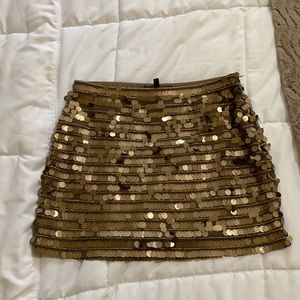 Sequin Mini Skirt